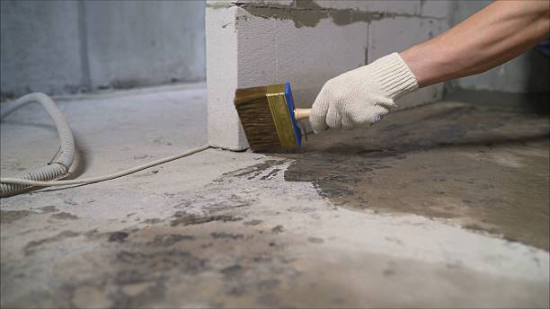 Crawl space vapor barrier installation in Nickerson, KS